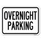 Signmission Overnight Parking Heavy-Gauge Aluminum Rust Proof Parking Sign, 18" x 24", A-1824-23514 A-1824-23514 - alternate 1